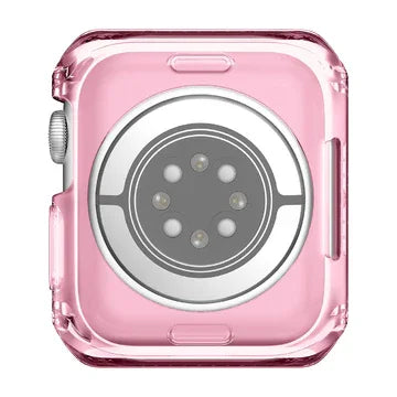 Itskins Spectrum Clear Series Case For Apple Watch 44/45Mm - Light Pink - Tashqila Itskins Spectrum Clear Series Case For Apple Watch 44/45Mm - Light Pink - Tashqila